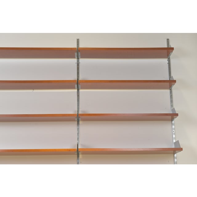 Adjustable Shelving System in Teak with Steel, Belgium, 1960 For Sale - Image 4 of 12