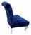 Mid-Century Modern Mid Century Modern Phyllis Morris Lucite Chair W Sapphire Blue Velvet For Sale - Image 3 of 7