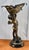 Antique Gilt Bronze Cherub Figure Holding Shell Form Centerpiece Bowl For Sale - Image 16 of 18
