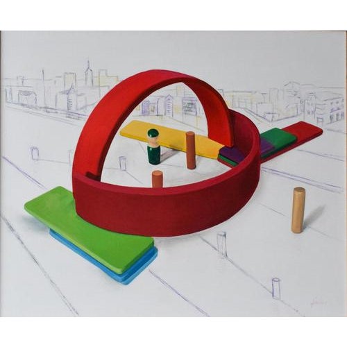 María Magán Lampón, Cityscape, 2026, Acrylic For Sale - Image 13 of 13