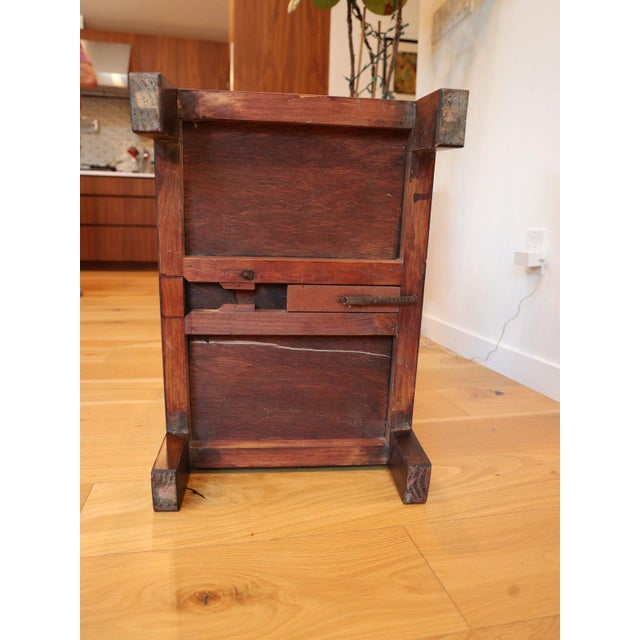 Late 20th Century Vintage Korean Duiju Rice Chest With Grain Hopper & Bottom Dispenser For Sale - Image 5 of 9