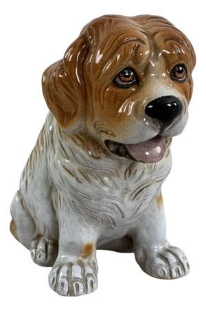 Mid-Century Glazed Ceramic Puppy Dog, Italy, 1960s