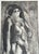 Contemporary Phillip Newton Kellogg Original Pencil Signed 1946 Cubist Nude Print For Sale - Image 3 of 7