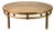 Mid-Century Modern "Medallion Limited" Four-Pie Wood Coffee Table With Brass Ferrules For Sale
