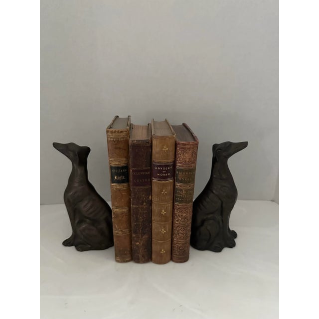 Pair of Vintage Borzoi Dog Bookends For Sale In Detroit - Image 6 of 9