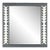 Fleur Home Audubon Spruce Square Mirror in Gunmetal, 30x30 For Sale