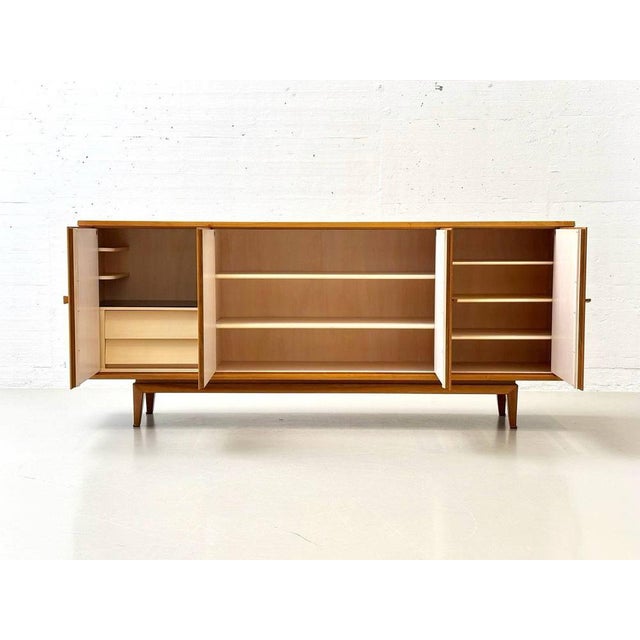Brown Walnut Sideboard, 1950s For Sale - Image 12 of 18