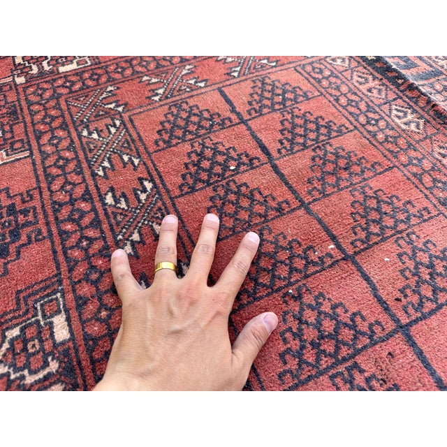 Textile Rust Parda Hand-Knotted Wool Rug - 7'7" X 5'4" For Sale - Image 7 of 12