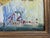 Signed original oil painting by contemporary artist Ray Simonini (b. 1981) depicting a sun-drenched Mediterranean village...
