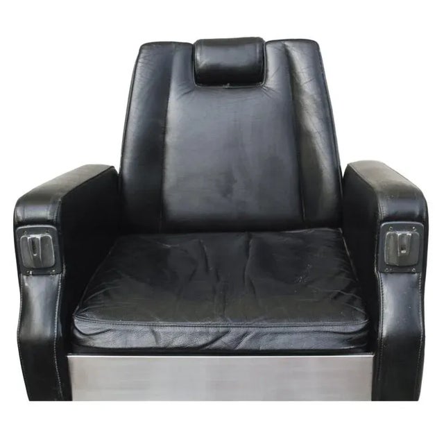 Vintage Industrial Italian Barber's Chair, 1980s For Sale - Image 13 of 14