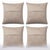 Anatolian Oushak Kilim Pillow Cover 16'' X 16'' - Set of Four For Sale - Image 4 of 4
