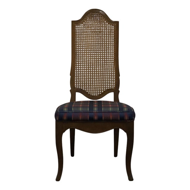 Drexel Heritage French Accent Collection Cane Back Dining Side Chair For Sale