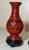 Up for sale is a nice quality vintage hand carved Chinese lacquer cinnabar vase along with a craved cinnabar decorative...