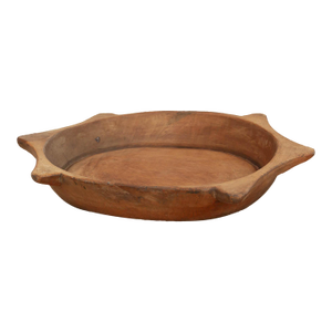 Vintage "Turtle" Shape Wooden Bowl