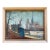 Vintage French Street Scene Painting For Sale