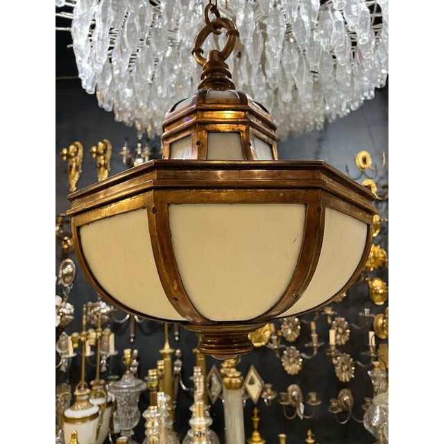 1900 - 1909 1900 Brown Patinated Bronze Pendants For Sale - Image 5 of 8