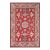 Southwestern Kazak Red/Ivory Wool Rug - 9'0''x12'0'' For Sale