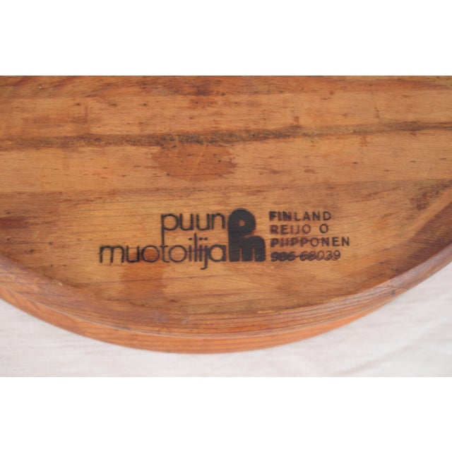 Wood Wooden Bowl, Finland, 1970 For Sale - Image 7 of 10