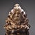 1970s Vintage Chinese Gilded Bronze Guanyin Bodhisattva Bust, Partial Figure Sculpture For Sale - Image 5 of 10