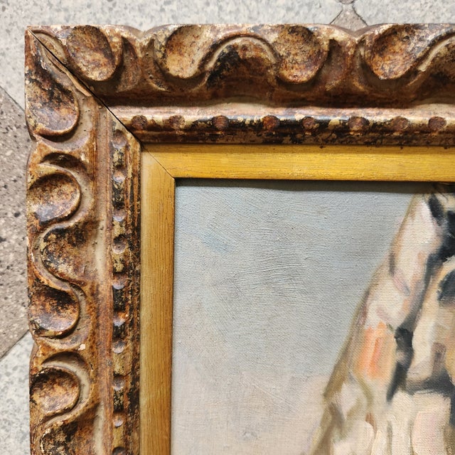 Portrait of a Senorita, Oil on Canvas Paintng For Sale - Image 4 of 4