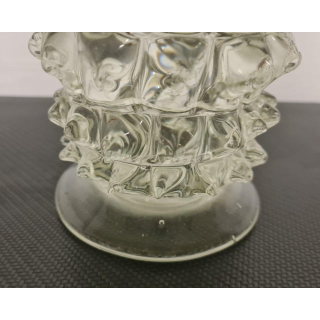 Rostrated Glass Vase attributed to Ercole Barovier for Barovier & Toso For Sale - Image 14 of 15