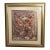 1980s Edna Hibel "Fleurs D'Or" Golden Laurels Collection Enhanced Limited Edition Framed Print – Coa Included For Sale