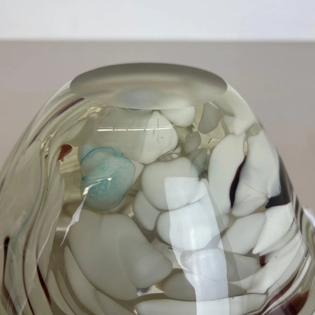 Large Italian Murano Glass Floral Bowl Ashtray, 1970s For Sale - Image 15 of 18