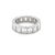 This unique ring boasts 15 emerald cut diamonds weighing a total of 5.00 carats. Bezel set in platinum, this ring is...