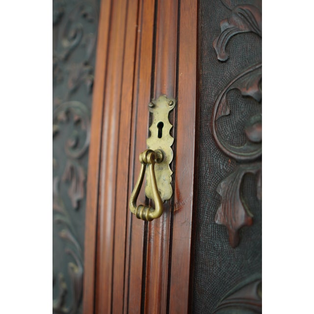 Antique Ralph Johnson of Warrington Compactum Wardrobe For Sale - Image 12 of 17