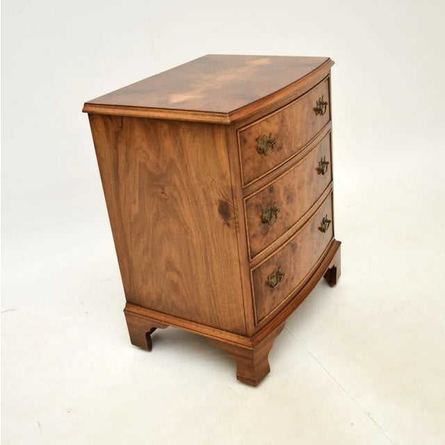 Burr Walnut Chest of Drawers, 1930s For Sale - Image 3 of 8
