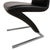 Animal Skin Model 7800 Chairs in Black Leather from Rolf Benz, Set of 4 For Sale - Image 7 of 16