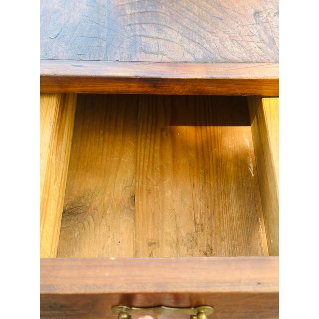 Wood English Country Six Leg Table For Sale - Image 7 of 7