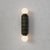 Navazi Medium Wall Lamp in Scorched Coal Ceramic and Glass by Svitanok For Sale - Image 16 of 18