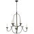 Flemish Medium Round Chandelier in Aged Iron Designer: Chapman & Myers Canopy: 5.5" Round Mounting: Chain Shade Detail: No...
