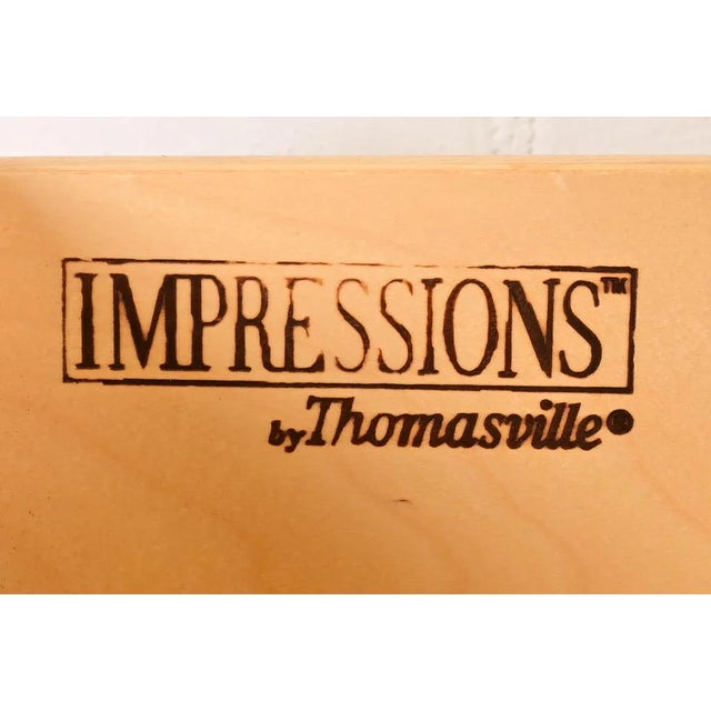 Brown Thomasville Arts & Crafts Shaker Cherry Wood Dresser or Credenza For Sale - Image 8 of 13