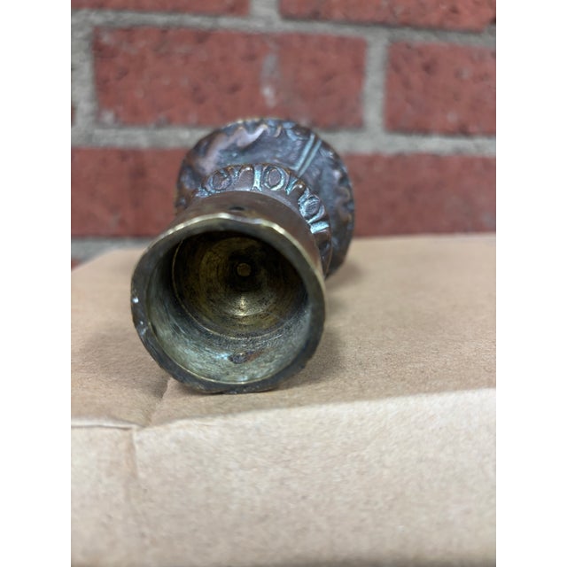 Vintage Solid Brass Finial For Sale - Image 10 of 11