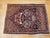 Vintage Persian Isfahan Rug, Hand-Knotted Wool, Pictorial Vase Pattern, Navy & Red, 2x3 For Sale - Image 11 of 11
