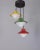 Vintage Stained Glass Ceiling Light from Stilnovo, 1960s For Sale - Image 9 of 9