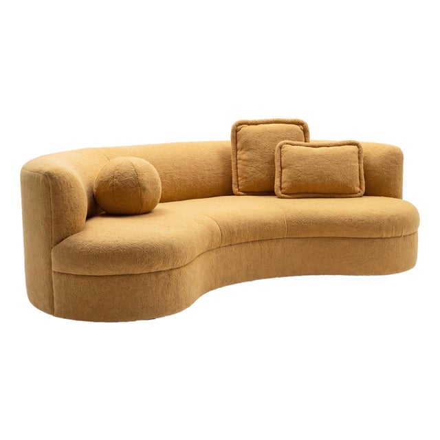 John Mascheroni Curved Sofa For Sale