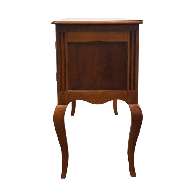 Late 20th Century Hickory White Solid Cherry Traditional Style 68" Sideboard Buffet For Sale - Image 11 of 14