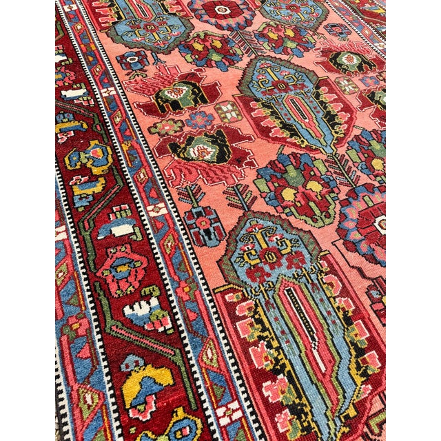 Antique Bakhtiar Rug, 1890s For Sale - Image 15 of 18