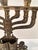 1970s Vintage Brass Menorah With Movable Doors For Sale - Image 5 of 11