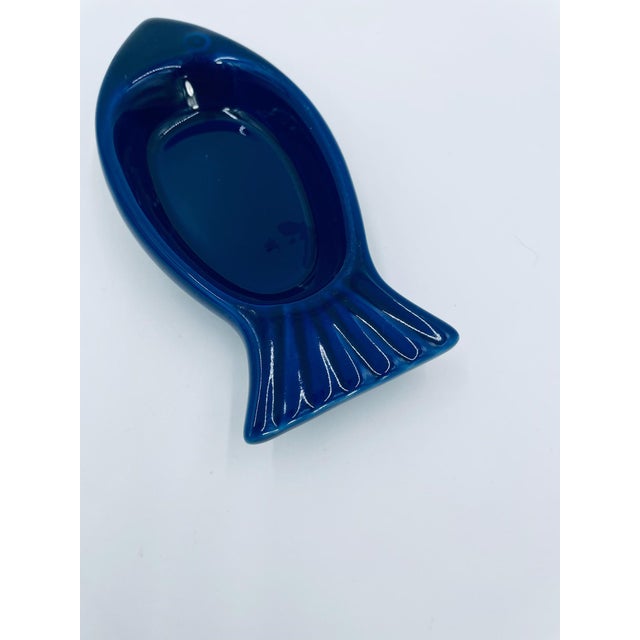 Vintage Small Fish Ceramic Bowl, 1985 For Sale - Image 6 of 7