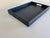 Contemporary Made Goods Co Aisling Lg. Navy Ostrich Tray For Sale - Image 3 of 4