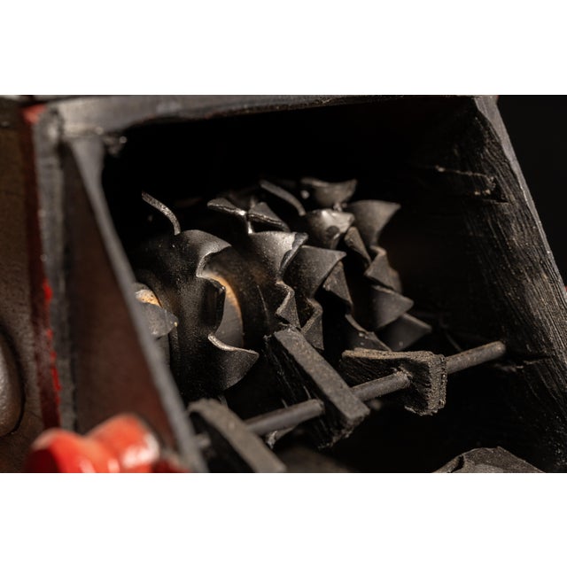 Wood 1920s–1930s j.i. Case Wooden and Cast-Iron Thresher Salesman Sample For Sale - Image 7 of 11