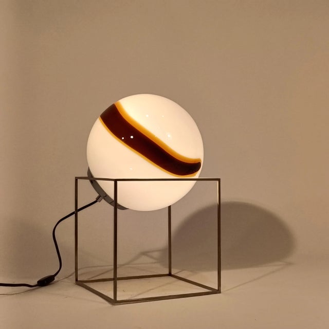 Sculptural Murano Glass Table or Floor Lamp from Venini, 1970s For Sale - Image 12 of 16