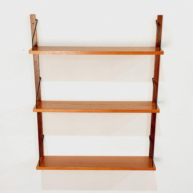 Mid-Century Modern One Bay Teak Wall Unit from Poul Cadovius, 1960s, Set of 5 For Sale - Image 3 of 8