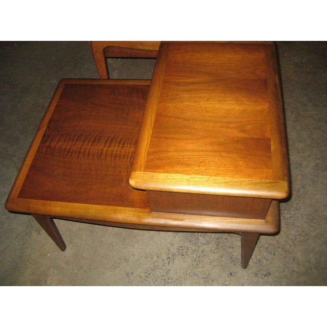Lane Furniture Warren Church for Lane Model 908-7 Perception Walnut End Table MidCentury For Sale - Image 4 of 11
