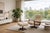 Mid-Century Modern Set of Mid-Century Swivel Armchair and Ottoman in Tweed and Wood, 1970 For Sale - Image 3 of 14
