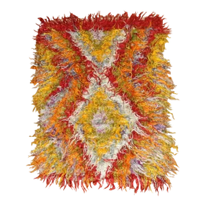 Tulu Turkish Shag Rug, 3'5'' X 4'4''